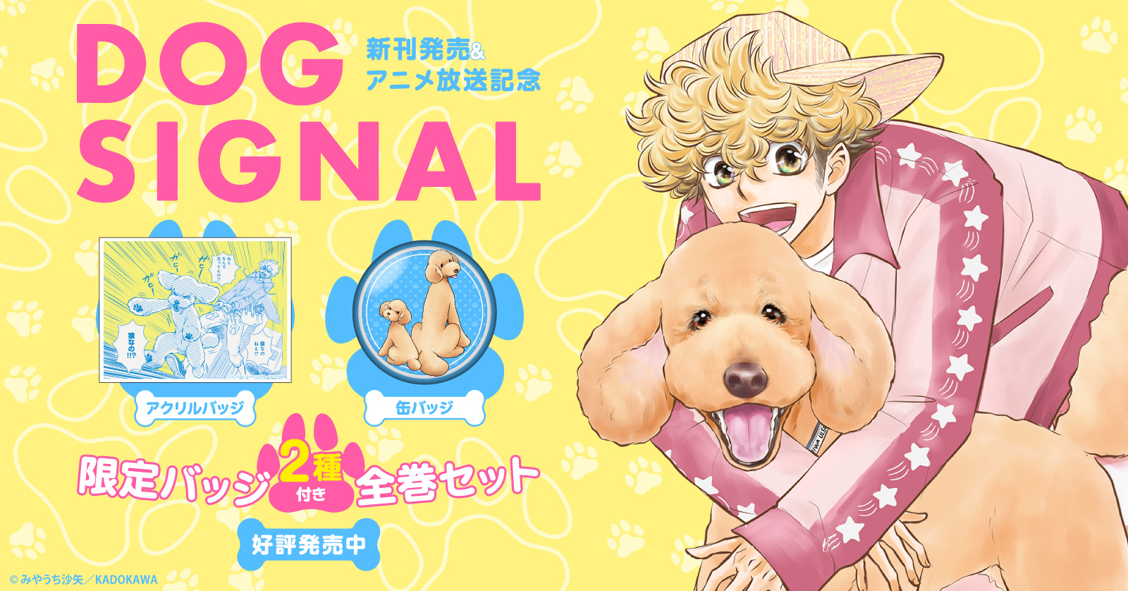 ◇特典あり◇ドッグシグナル DOG SIGNAL (1-11巻 最新刊)[限定缶バッジ 